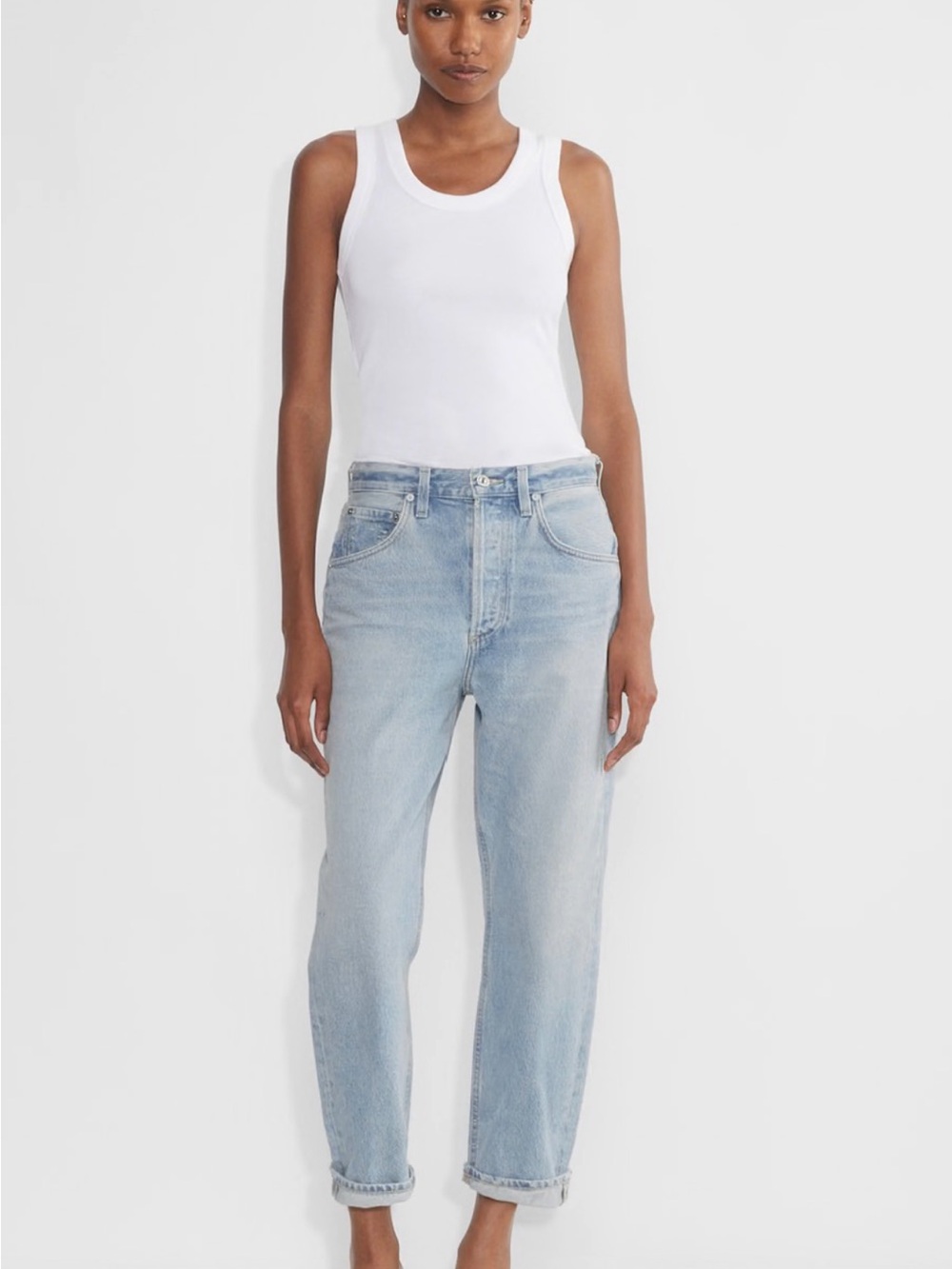 Citizens Of Humanity Dahlia Bow Leg Baby Roll Jeans